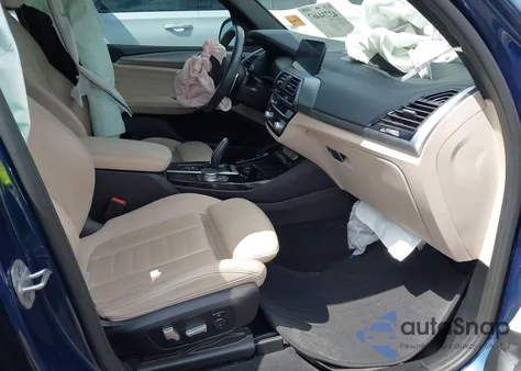 2021 BMW X3 xDrive30I z USA, uszkodzony, nr VIN 5UXTY5C03M9F11252